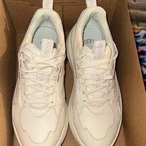 UGG Cream Lace-Up Sneakers